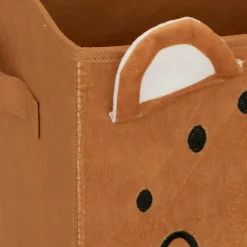 ATMOSPHERA - Boîte de rangement enfant design velours douceur - l. 29 x l. 29 cm