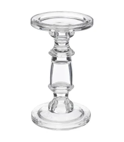 ATMOSPHERA - Bougeoir chandelier en verre h 19 cm