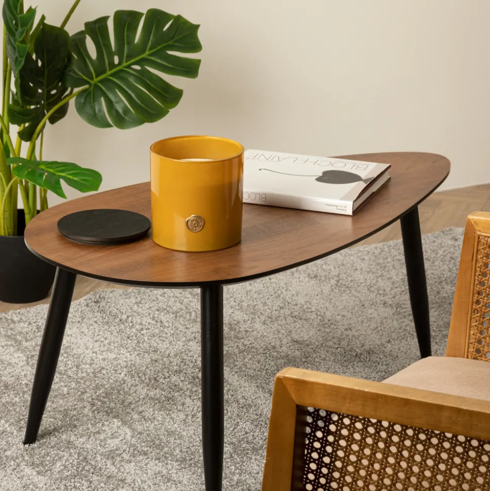 ATMOSPHERA - Bougie parfumée vanille bourbon dans pot en verre ocre 1200 g