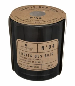 ATMOSPHERA - Bougie parfumée fruits des bois pot en verre 130 g - anti-odeurs de la maison