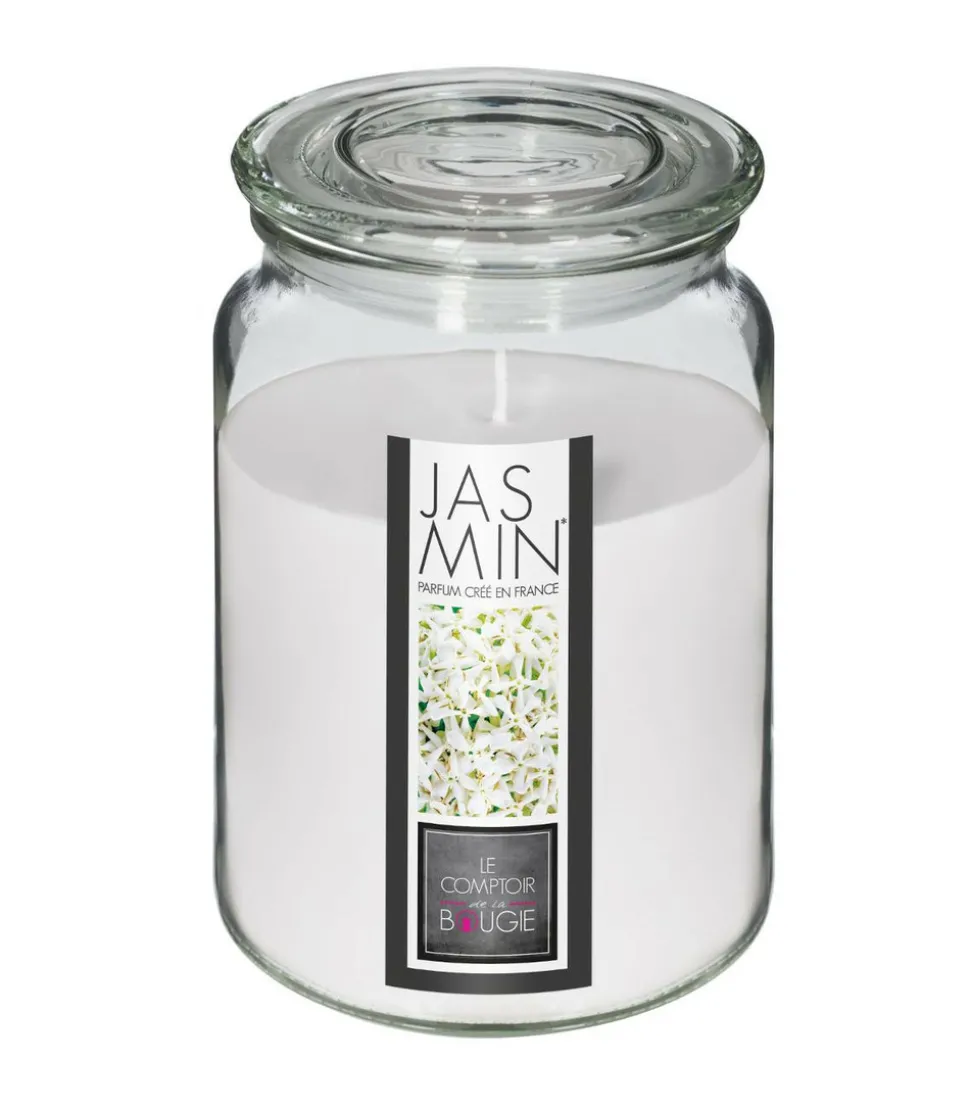 ATMOSPHERA - Bougie parfumée jasmin pot en verre 510 g