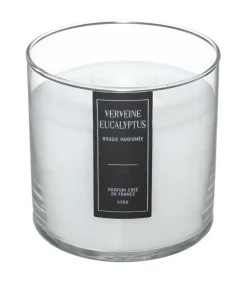 ATMOSPHERA - Bougie parfumée pot en verre 430 g parfum verveine eucalyptus
