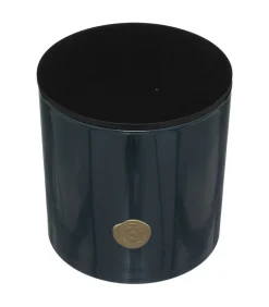 ATMOSPHERA - Bougie parfumée fève tonka dans pot en verre bleu 1200 g