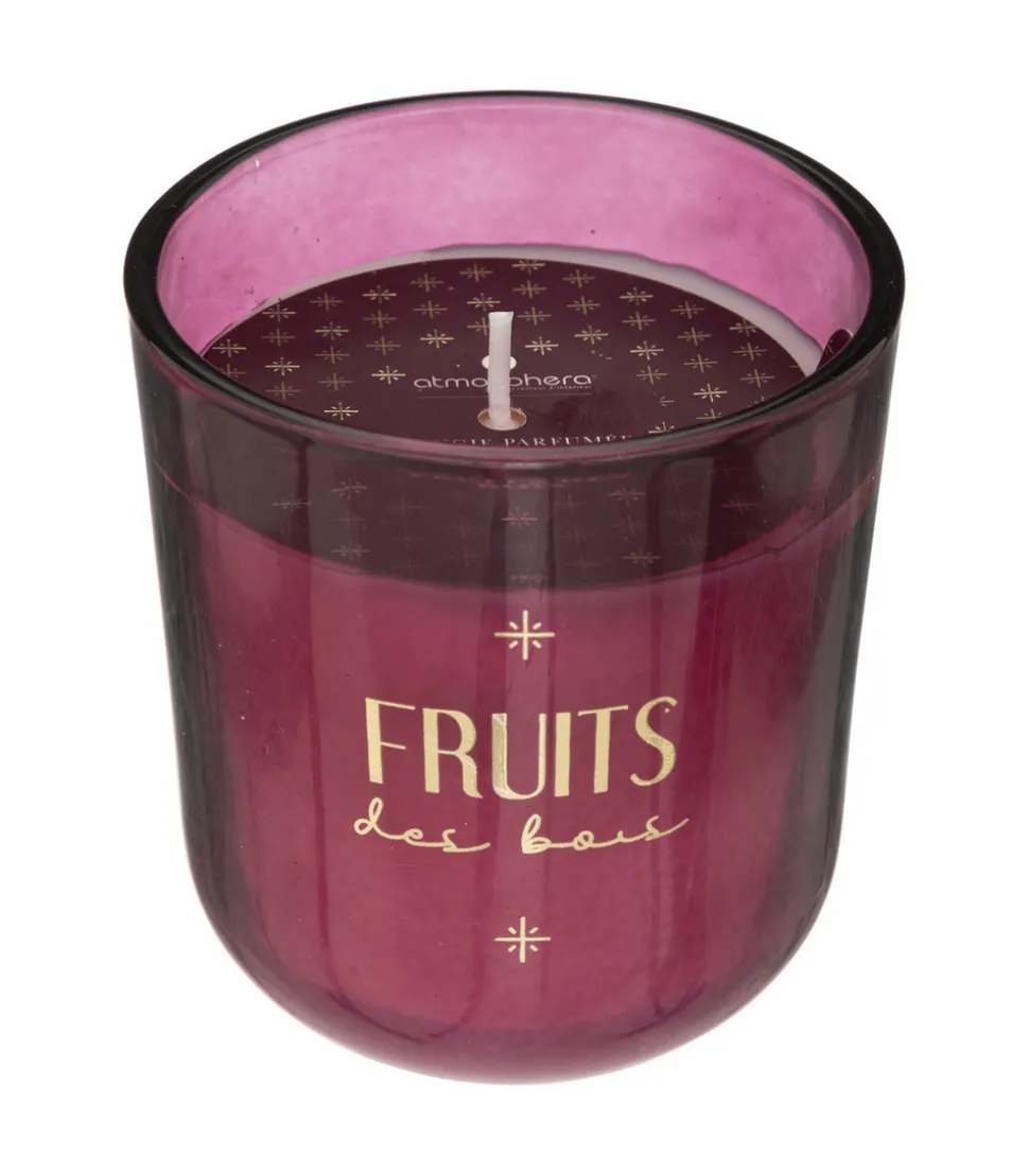 ATMOSPHERA - Bougie parfumée night jasmin 170 g pot en verre gris foncé