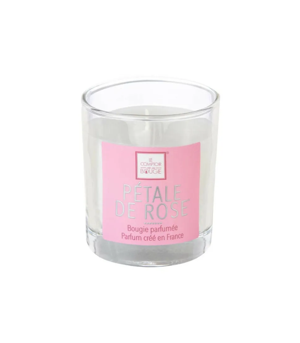ATMOSPHERA - Bougie parfumée pétale de rose pot en verre 190 g