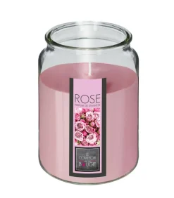 ATMOSPHERA - Bougie parfumée rose pot en verre 510 g