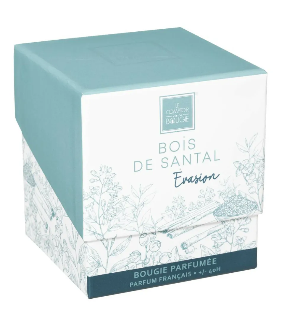ATMOSPHERA - Bougie parfumée bois de santal pot en verre 210 g