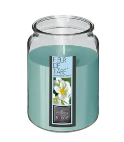 ATMOSPHERA - Bougie parfumée fleur de tiaré pot en verre 510 g