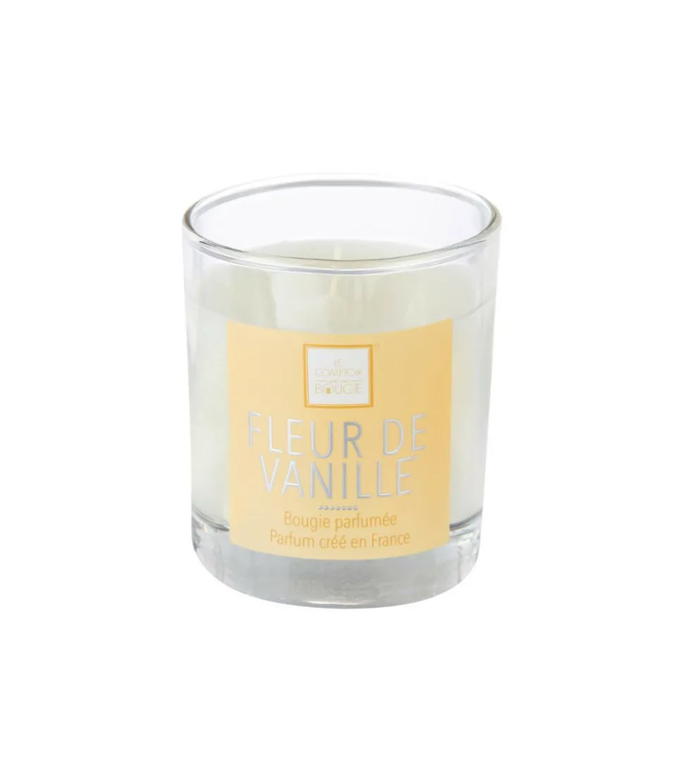 ATMOSPHERA - Bougie parfumée fleur de vanille pot en verre 190 g