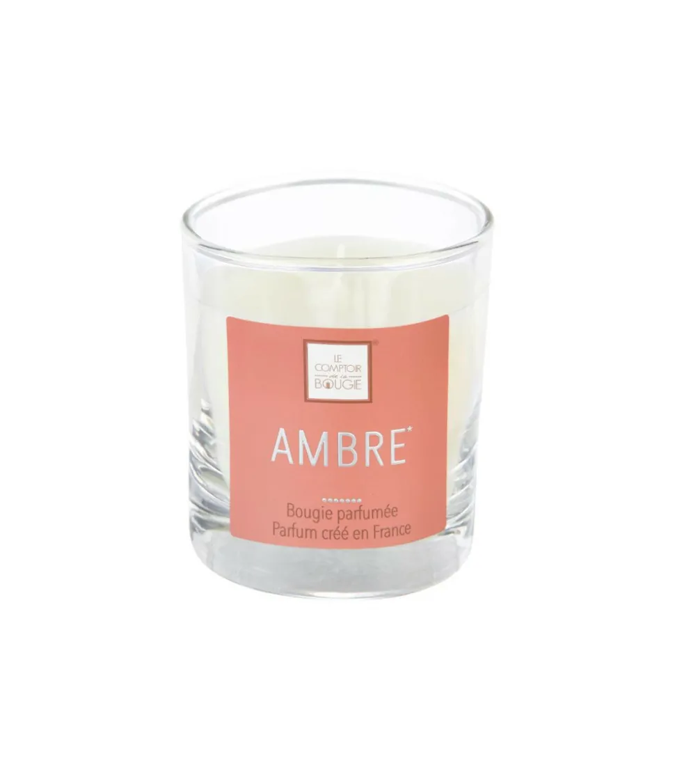 ATMOSPHERA - Bougie parfumée ambre pot en verre 190 g