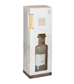 ATMOSPHERA - Diffuseur de parfum amande et fleur d oranger 200 ml avec 8 bâtonnets en rotin