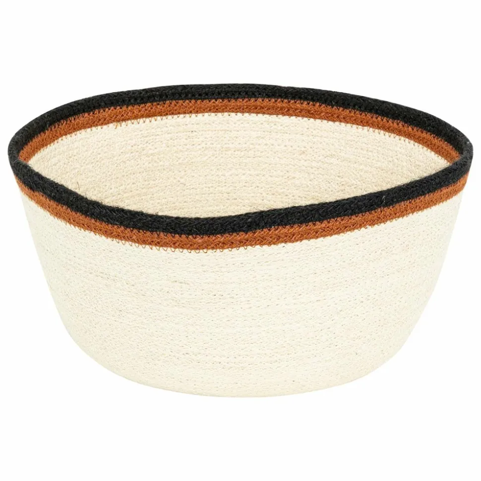 ATMOSPHERA - Ensemble de 2 paniers en jute automne - beige et orange