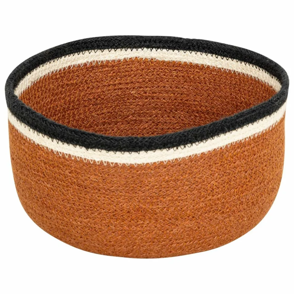 ATMOSPHERA - Ensemble de 2 paniers en jute automne - beige et orange