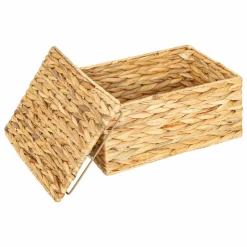 ATMOSPHERA - Ensemble de 4 paniers en jacinthe - beige