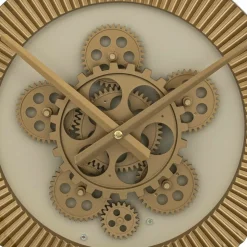 ATMOSPHERA - Horloge murale en métal vintage - gris métallisé