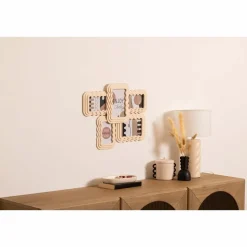 ATMOSPHERA - Pêle-mêle 5 photos wavy - beige