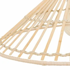ATMOSPHERA - Suspension cône en bambou naturel - diam 36 cm - beige