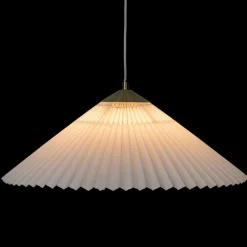 ATMOSPHERA - Suspension plissée - h. 49 cm - blanc
