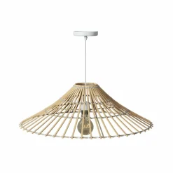 ATMOSPHERA - Suspension réversible en bambou - diam 56 cm - beige