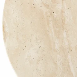 ATMOSPHERA - Table à café en travertin - blanc