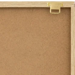 ATMOSPHERA - Toile imprimée encadrée medina - 45 x 60 cm - beige et doré