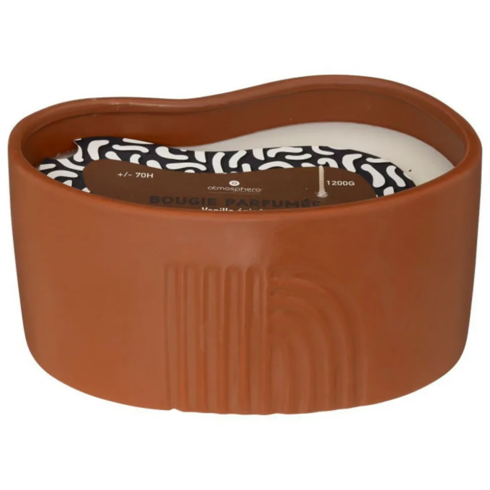 ATMOSPHERA CRÉATEUR D'INTÉRIEUR - Bougie parfumée "olme" 1200g vanille