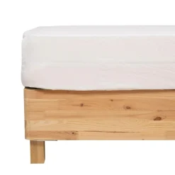 ATMOSPHERA CREATEUR D'INTERIEUR - Drap housse "priscia" blanc 140x190cm