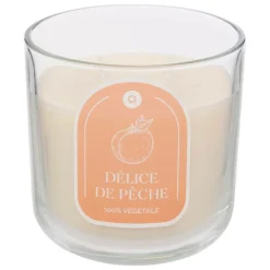 ATMOSPHERA CREATEUR D'INTERIEUR - Bougie parfumée " floa" pêche 350g