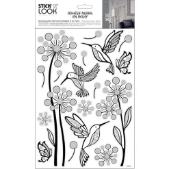 ATMOSPHERA CREATEUR D'INTERIEUR - Sticker "fleur" - 29x41 cm