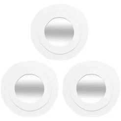 ATMOSPHERA CREATEUR D'INTERIEUR - 3 miroirs "emily" blanc d25cm