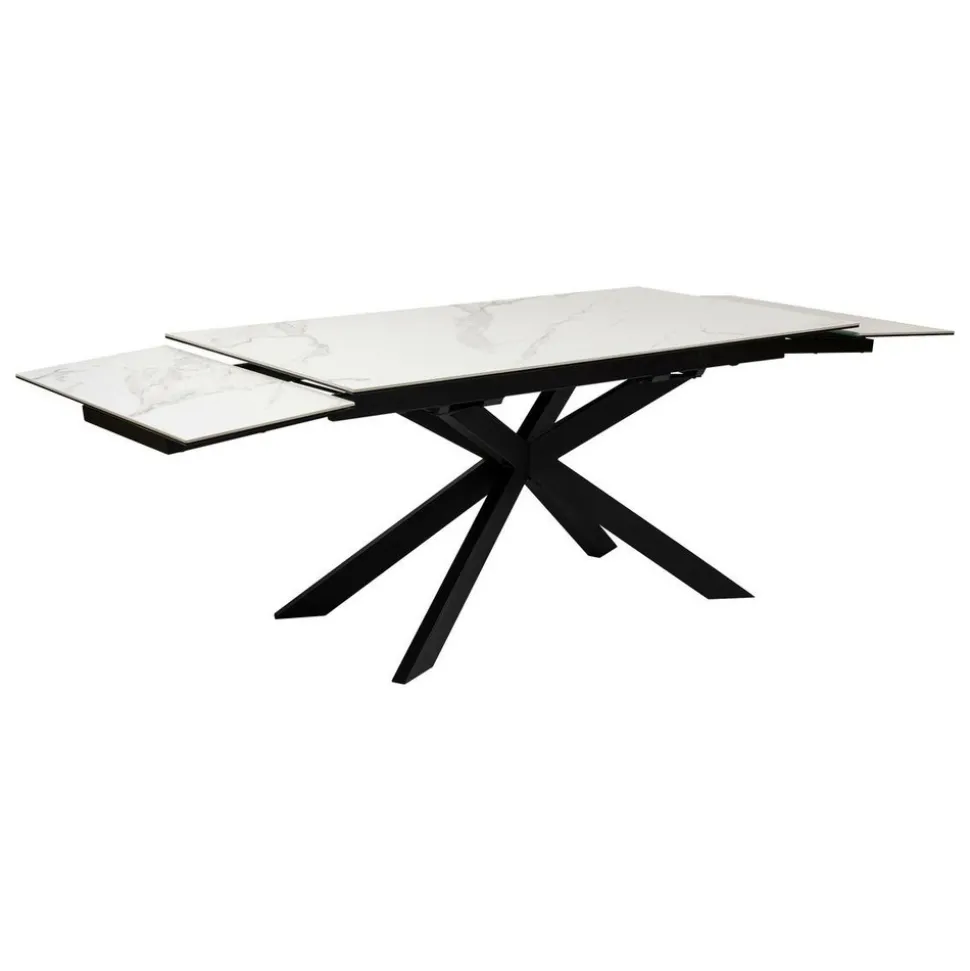 ATMOSPHERA CREATEUR D'INTERIEUR - Table à manger extensible "boot" blanc 160x90x76cm