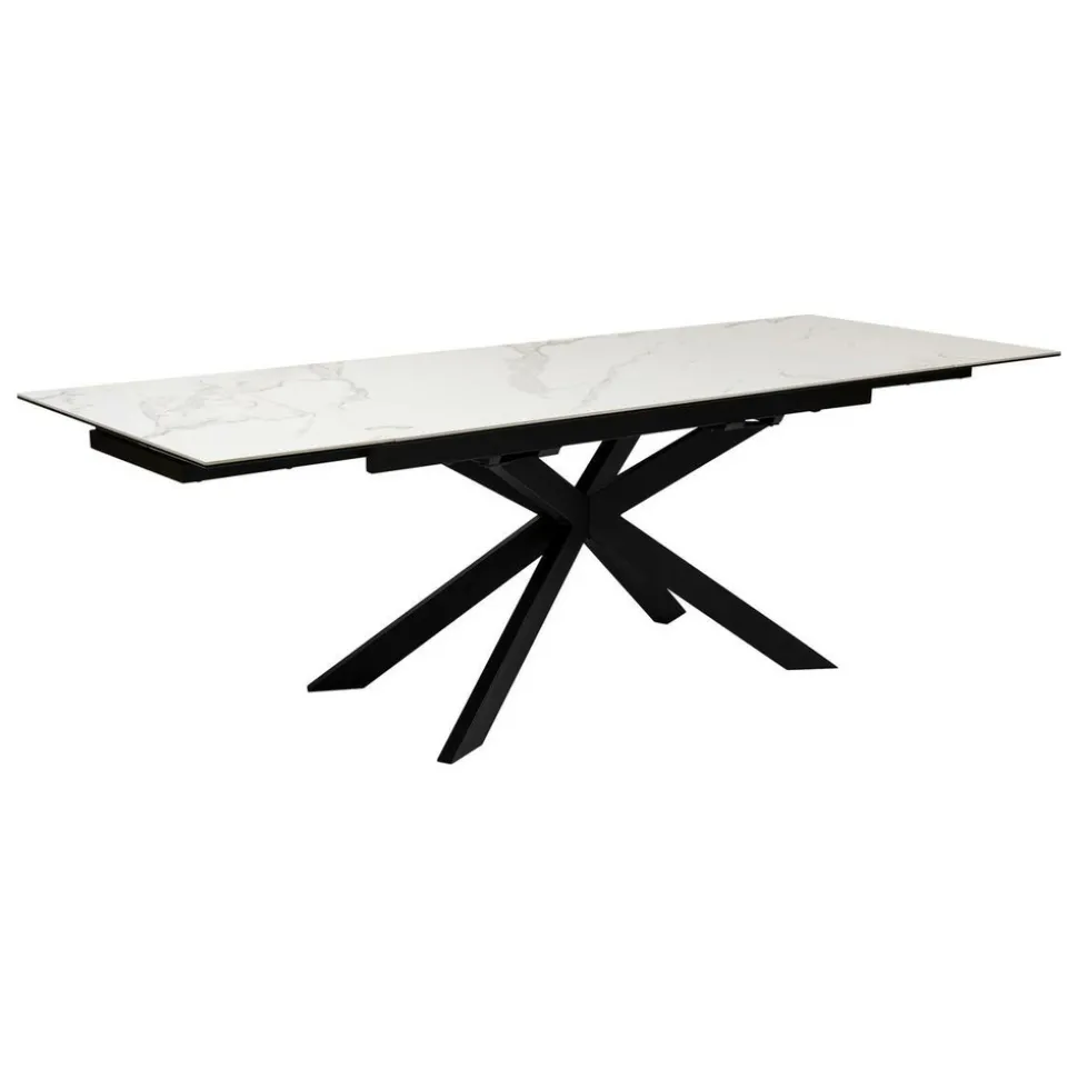ATMOSPHERA CREATEUR D'INTERIEUR - Table à manger extensible "boot" blanc 160x90x76cm