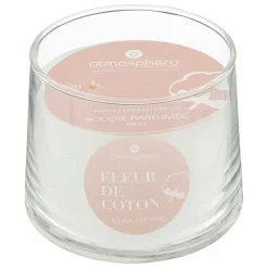 ATMOSPHERA CREATEUR D'INTERIEUR - Bougie parfumée "izor" en verre d10cm blanc