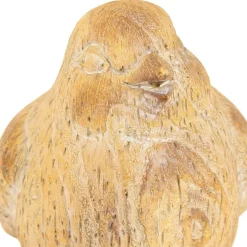 ATMOSPHERA CREATEUR D'INTERIEUR - Statuette d exterieur oiseau "birdy" beige h13,5cm