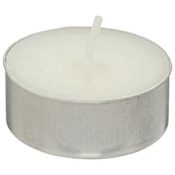 ATMOSPHERA CREATEUR D'INTERIEUR - 18 bougies chauffe-plats "hugo" h1,5cm blanc