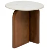 ATMOSPHERA CREATEUR D'INTERIEUR - Table d’appoint "nanda" blanc 56,5x5151cm