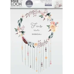 ATMOSPHERA CREATEUR D'INTERIEUR - Sticker "attrape rêves" - 30x40 cm