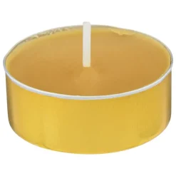 ATMOSPHERA CREATEUR D'INTERIEUR - 6 bougies parfumées "izor" en coupelle dorée d3,72cm