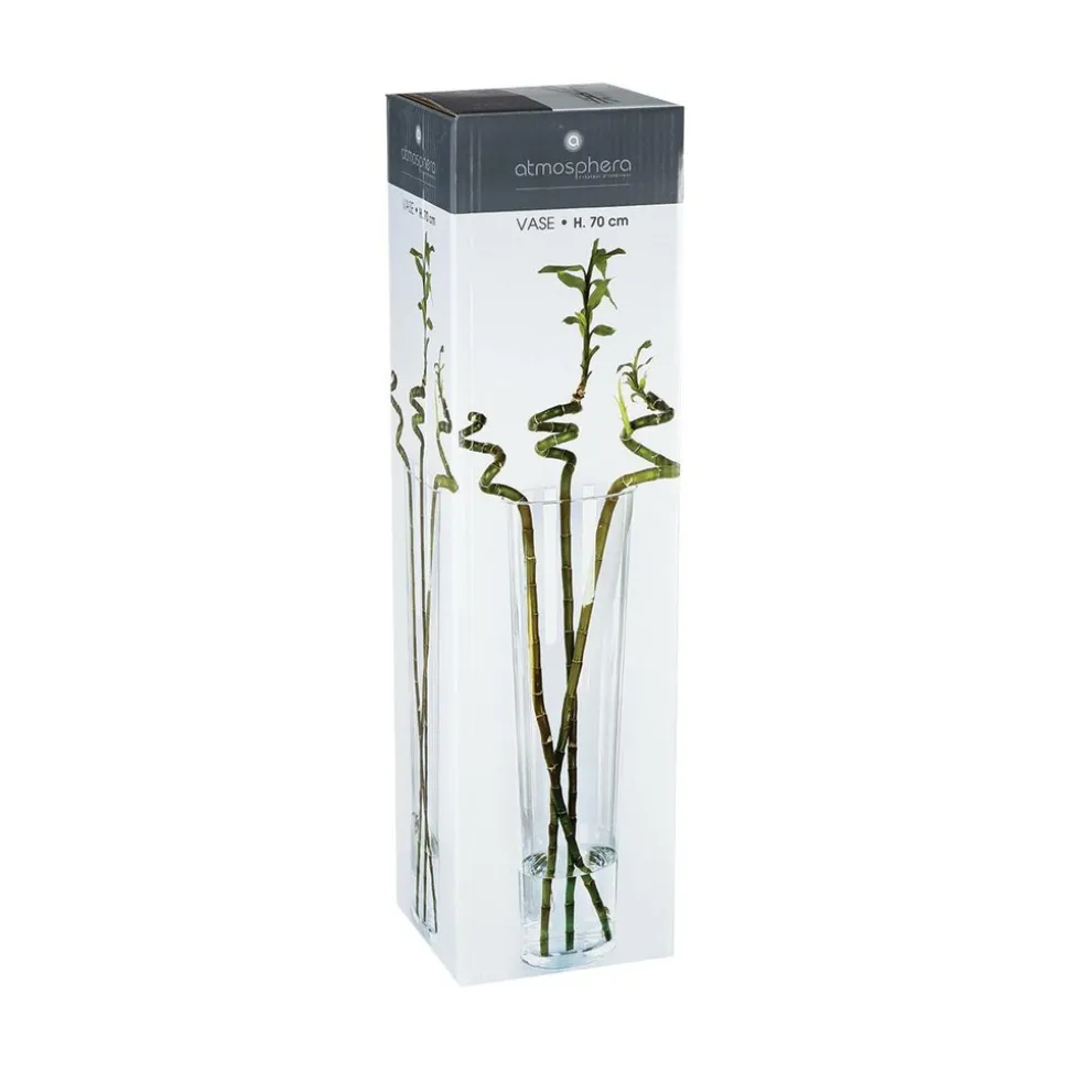 ATMOSPHERA CREATEUR D'INTERIEUR - Vase conique - verre - h70 cm