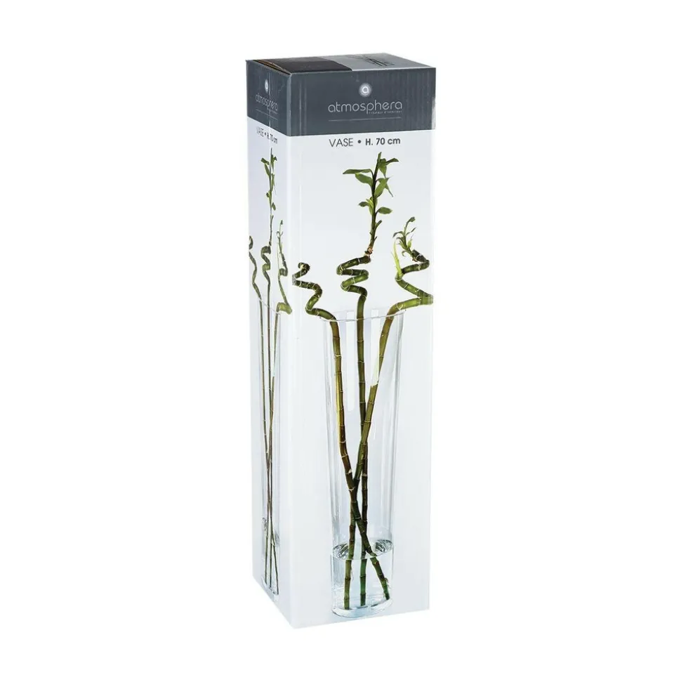 ATMOSPHERA CREATEUR D'INTERIEUR - Vase conique - verre - h70 cm