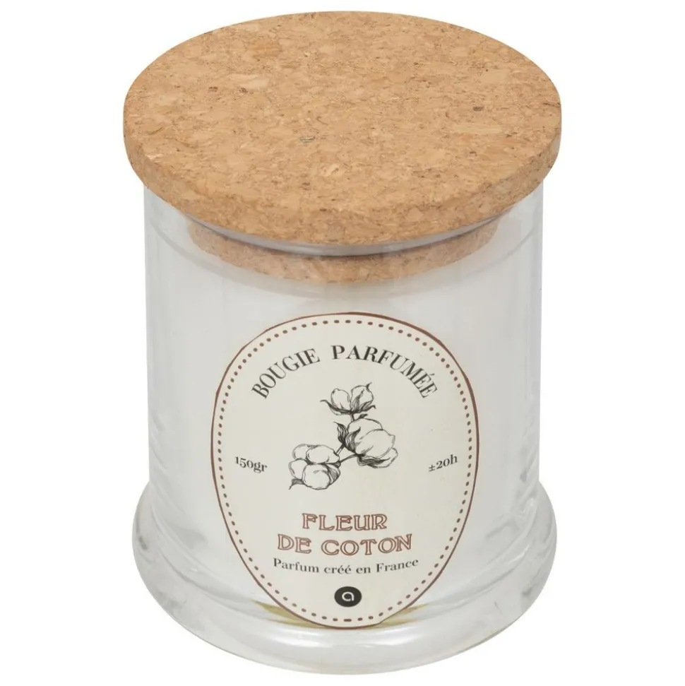ATMOSPHERA CREATEUR D'INTERIEUR - Bougie parfumée hapo fleur de coton 150g
