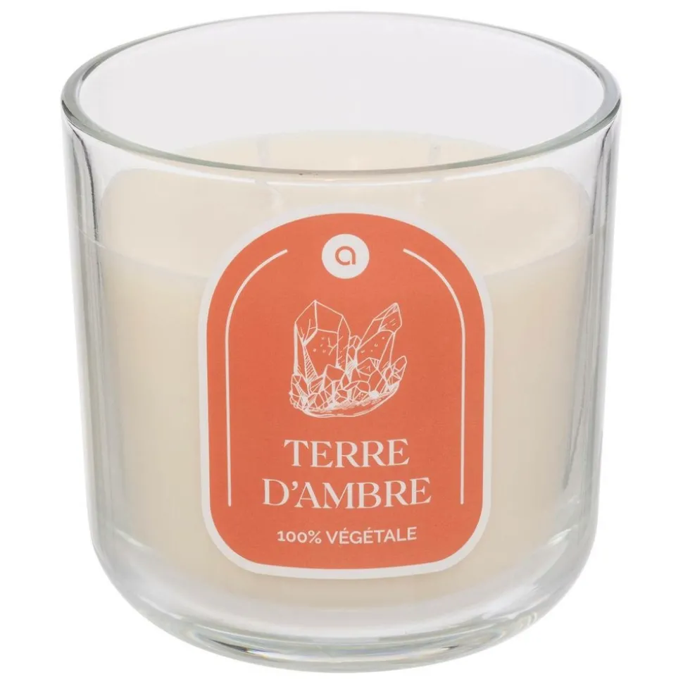 ATMOSPHERA CREATEUR D'INTERIEUR - Bougie parfumée " floa" ambre 350g