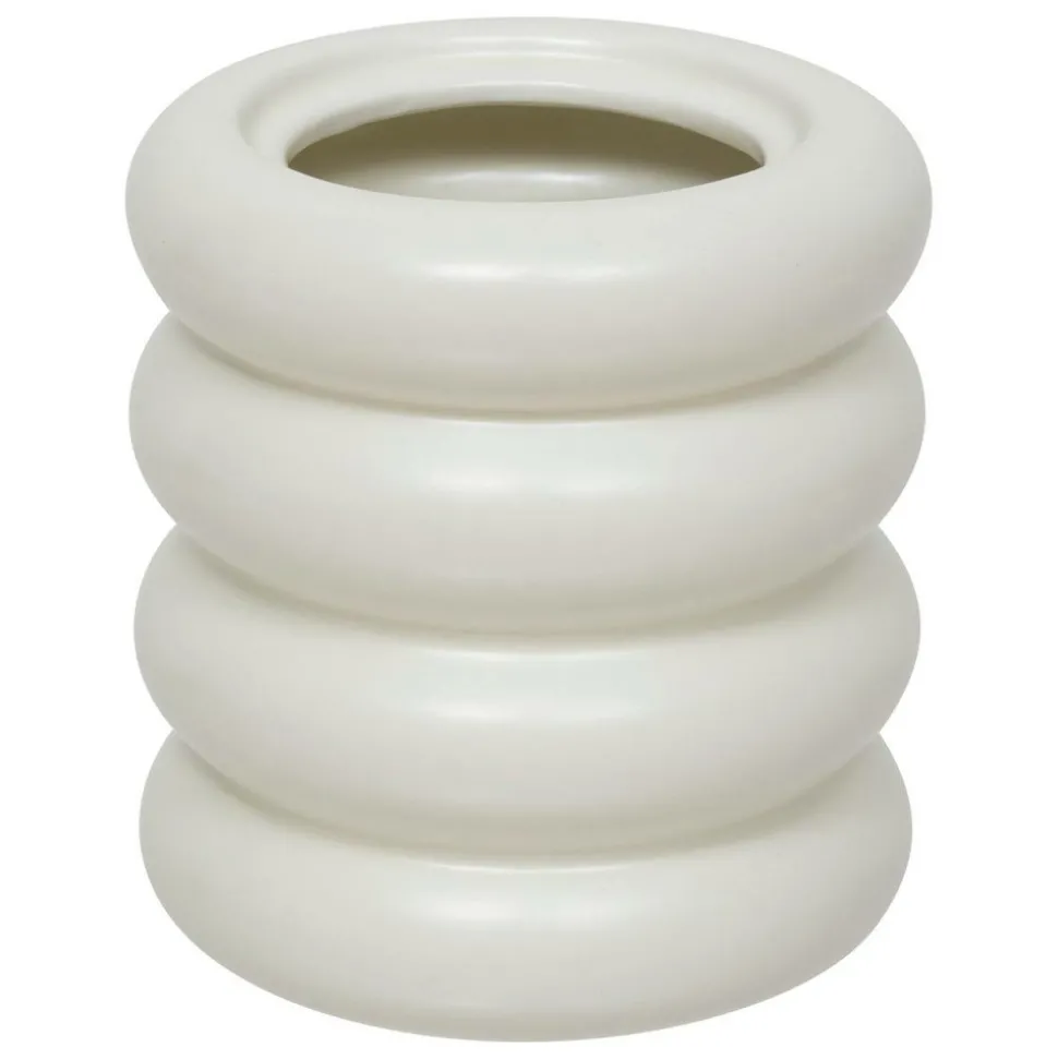 ATMOSPHERA CREATEUR D'INTERIEUR - Boîte déco "mike" céramique blanc 14,711,2cm