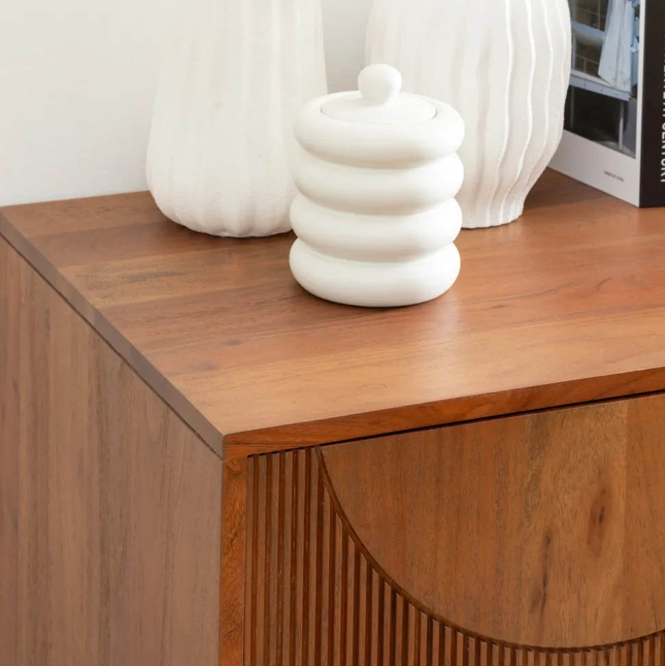 ATMOSPHERA CREATEUR D'INTERIEUR - Boîte déco "mike" céramique blanc 14,711,2cm