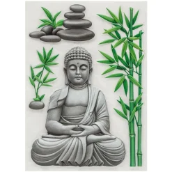 ATMOSPHERA CREATEUR D'INTERIEUR - Sticker "bouddha" - 30x40 cm