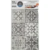 ATMOSPHERA CREATEUR D'INTERIEUR - Lot de 2 stickers carrelages carrelages gris