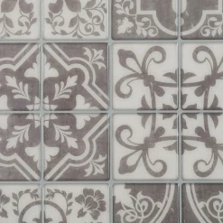 ATMOSPHERA CREATEUR D'INTERIEUR - Lot de 2 stickers carrelages carrelages gris