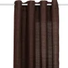 ATMOSPHERA CREATEUR D'INTERIEUR - Rideau en maille "wild" marron tonka 140x260cm