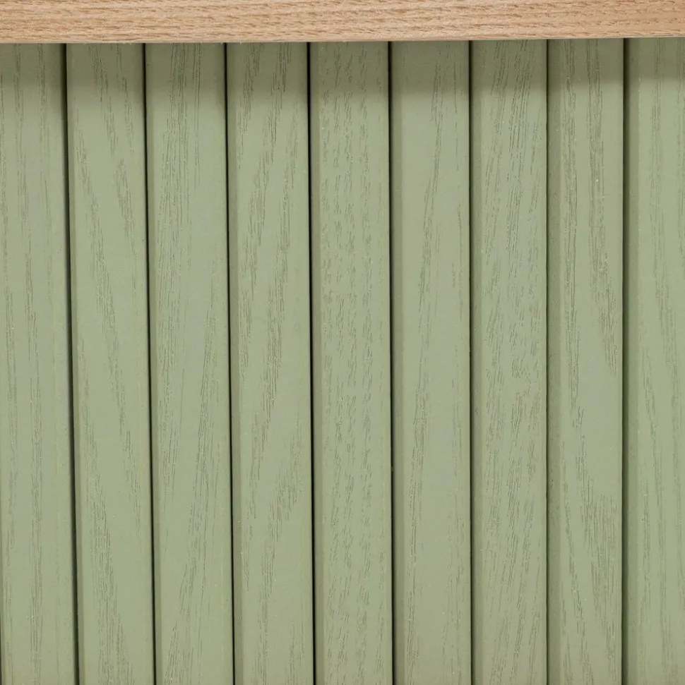 ATMOSPHERA CREATEUR D'INTERIEUR - Chevet 2 portes "nysos" vert olive 54x40x40cm