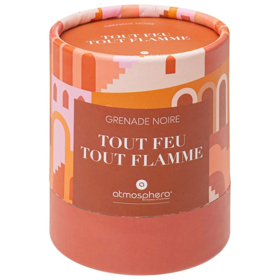 ATMOSPHERA CREATEUR D'INTERIEUR - Bougie parfumée "jomy" - grenade noire - 200g